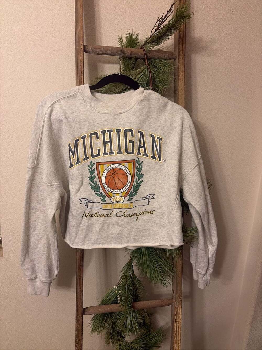 Abercrombie & Fitch Soft A&F Collection Michigan Wolverines 1989 National Champi